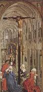 Rogier van der Weyden Crucifixion in a Church (mk08) painting